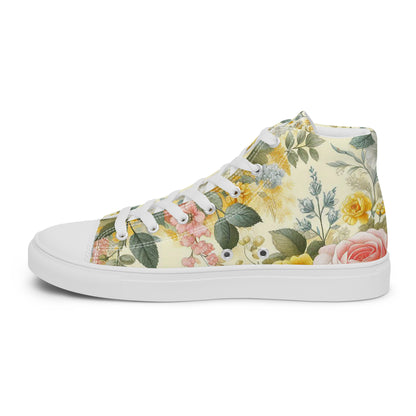 Women’s high top canvas shoes